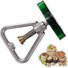 Acsergery Metal Nut Cracker Tool Nutcracker Kitchen Tool Stainless Steel Pecan Cracker Gift