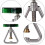 Acsergery Metal Nut Cracker Tool Nutcracker Kitchen Tool Stainless Steel Pecan Cracker Gift 2