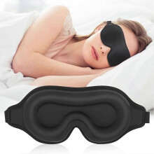 Sleep Eye Mask for Men Women, Soft Slow Rebound 3D Contoured Cup Night Blindfold Acsergery Gift