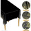 2 Pack Acsergery Dot Tablecloths, 54X108 Inches Rectangle Table Covers, Black Gold Dot Gift 2