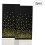 2 Pack Acsergery Dot Tablecloths, 54X108 Inches Rectangle Table Covers, Black Gold Dot Gift 4