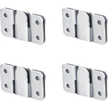 Flush Mount Brackets, Acsergery Headboard Wall Fixing Brackets Wall Mount Interlocking Gift