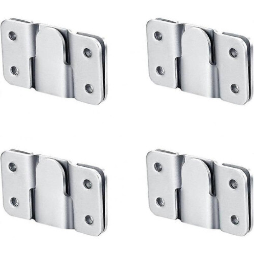Flush Mount Brackets, Acsergery Headboard Wall Fixing Brackets Wall Mount Interlocking  Gift