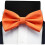Mens Solid Color Double Fold Pre-Tied Bow Tie and Pocket Square Cufflink Set with Acsergery Gift Box Gift 3