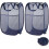 2Pcs Mesh Pop-Up Foldable Washing Laundry Basket Bag, Large 77 Liters Foldable Acsergery Gift 1