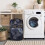 2Pcs Mesh Pop-Up Foldable Washing Laundry Basket Bag, Large 77 Liters Foldable Acsergery Gift 2