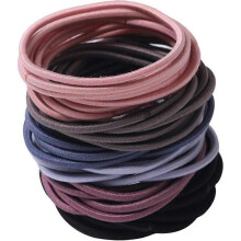 100 Pieces Acsergery Elastic Hair Ties,Multicolor Hair Elastic Bands Ponytail Holders,3Mm Gift
