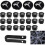 Tesla Model 3 Model Y Aero Wheel Cap Kit with Logo - Black 1