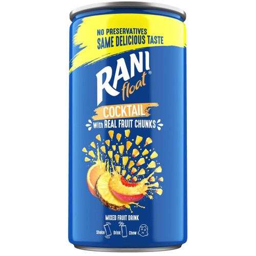 Rani Float Cocktail Fruit Drink with Chunks 240ml (Pack of 48) 2