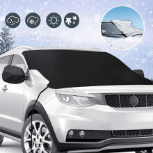 Car Windscreen Snow Cover, All Seasons Car Windshield Frost Cover Protect From Acsergery Gift