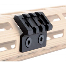 Offset Light/Optic Picatinny Rail Mount - fit for Mlock, 3-Slot