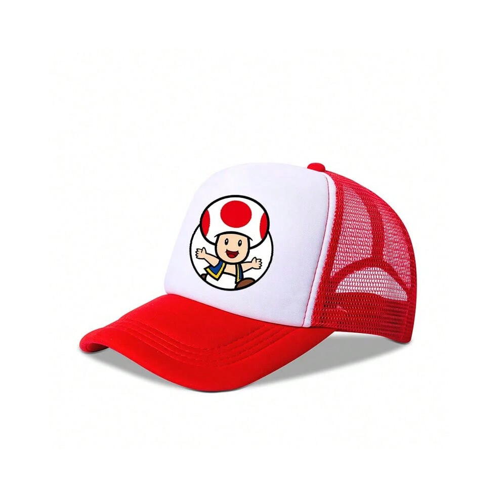 (MLA2231, kids) Super Mario Baseball Sun Cap Universal Casual Polyester Hat Truck Driver Children Action Anime Peripheral Items Adult Adjustabl-image-OPC-PHMM9DV-NEW