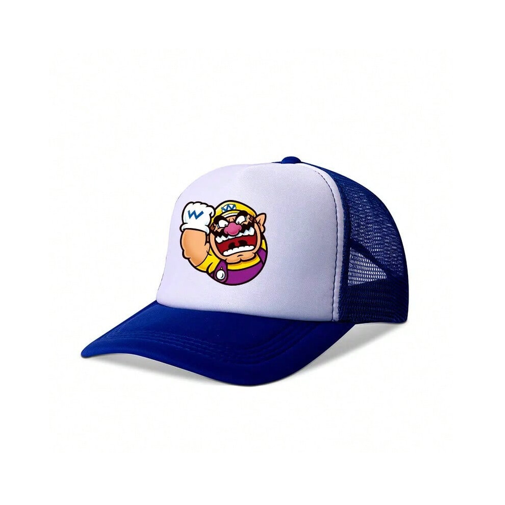 (MLA2228, kids) Super Mario Baseball Sun Cap Universal Casual Polyester Hat Truck Driver Children Action Anime Peripheral Items Adult Adjustabl-image-OPC-PHMM9DW-NEW