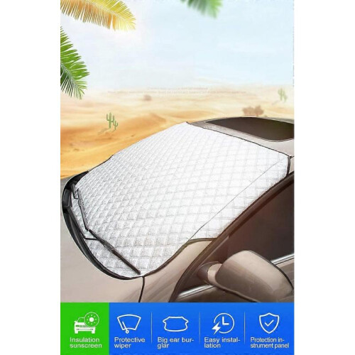 Windscreen Frost Cover, Acsergery Front Window Protector, Acsergery Car Snow Cover Windshield Ice Gift 1