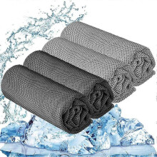 4 Pcs AcserGery Gift Cooling Towel (120X30 Cm) Cool Cold Towel for Neck