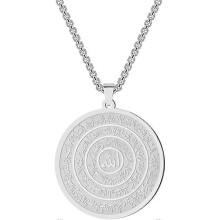 Allah Chain Pendant Necklace for Men Women,AcserGery Vintage Muslim Islamic