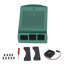 High quality  Green Raspberry Pi motherboard shell metal aluminum alloy 2/3