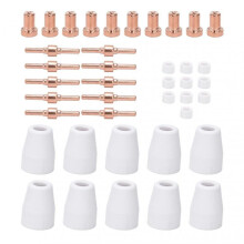 High quality  40-piece set plasma cutting consumables ceramic protective cover
