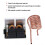 High quality  1000W ZVS high frequency induction heating machine high frequency 3