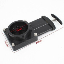 Standard 3 Inches RV Waste Valve with Plastic Handle,RV Gate Valve Compatible