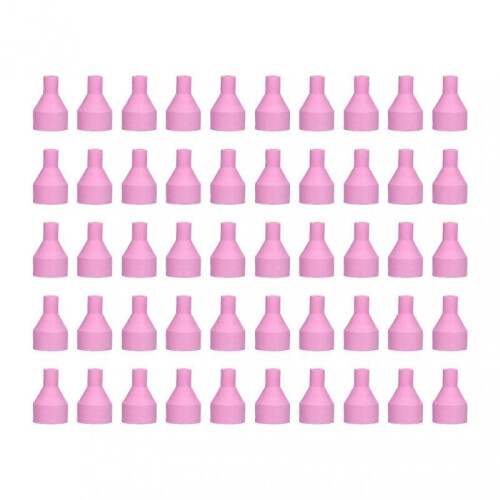 High quality  50pcs QQ150 ceramic nozzle argon arc welding ceramic nozzle welding gun prot