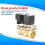 High quality  Brass normally closed solenoid valve coil direct pull diaphragm 2