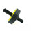 Bourgini Foam Handle Ab Roller Core Strength Workout Black and Yellow 5