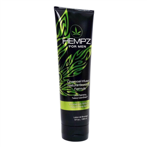 Λοσιόν μαυρίσματος Hempz Men Natural Charcoal - 265 ml