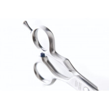 Ciseaux de coiffure Jaguar Xenox Offset avec finition mate en acier inoxydable - 5"