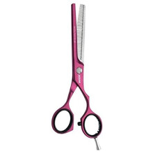 Ciseaux de coiffure Jaguar 5,5 pouces, Sharp Pastel Plus Offset - Candy Thinner