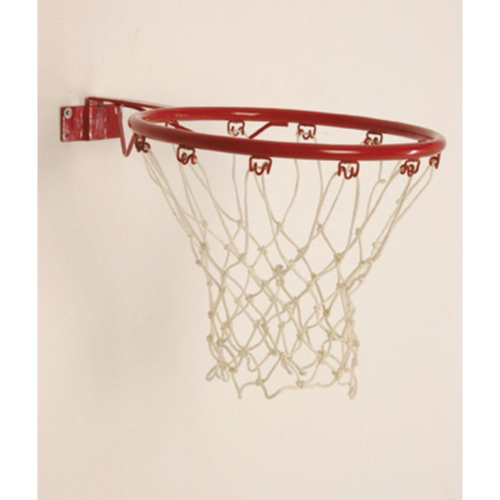 Sure Shot Easi Play Fixed Netball Ring & Net - Wall Mounted - 38cm-image-OPC-P6JZKYX-NEW