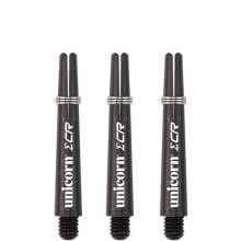 Unicorn Dart Shafts Sigma CR Short Pro Carbon kis menet dartshoz - Fekete *AKCIÓ*