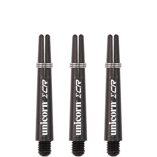 Unicorn Unicorn Sigma CR Short Pro Carbon Dart Stems, Small Thread, for Darts - Black