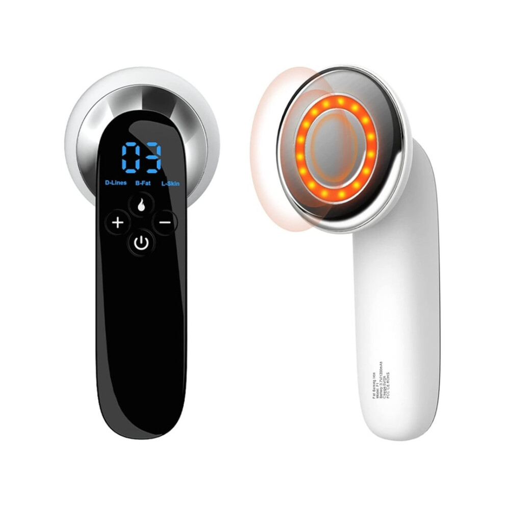 Chronus White Face Massager Cellulite Massager Handheld Multifunctional Body Cellulite Removerï¼Whiteï¼
