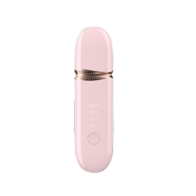 Face Massager Blackhead Remover Skin Scrubber Skin Spatula Facial Cleaner Skincare Tool（Pink)
