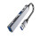 Convenient USB Hubs with Type C Data USB3.0 2.0 and Card Reader Card Reader for Office School and Shopping Mall(Gray) 6