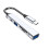 Convenient USB Hubs with Type C Data USB3.0 2.0 and Card Reader Card Reader for Office School and Shopping Mall(White) 6