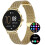 Smartwatch 1.19 inch AMOLED screen ultra-thin head Bluetooth calling(Gold) 1