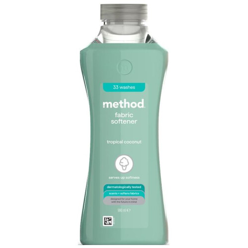 Method Method Fabric Softener Tropical Coconut 990ml