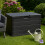 URBN Living 200L Large Anthracite Lockable Garden Box Outdoor Storage 5