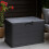 URBN Living 200L Large Anthracite Lockable Garden Box Outdoor Storage 9