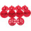 2025 Latest Model  10pcs Kitchen Cooktop Round Shape Rotary Switch Knob Red Plastic Gas Range\\ 15