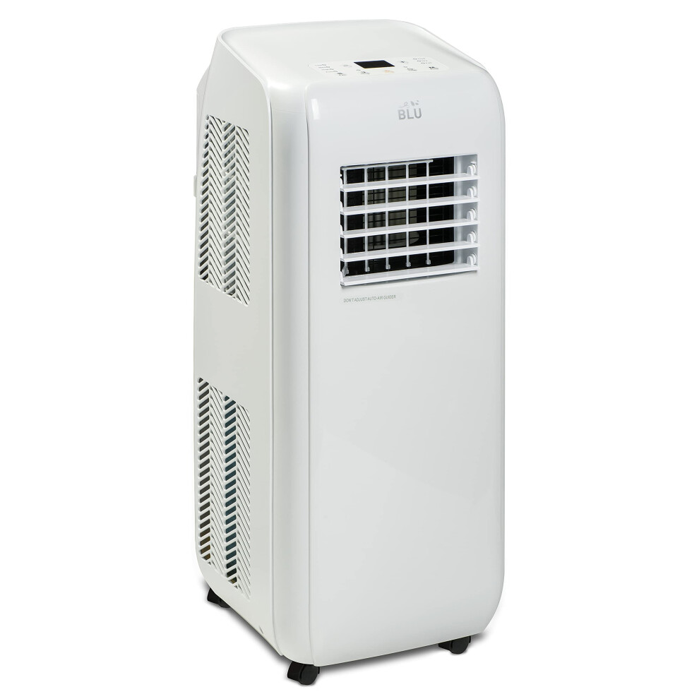 BLU-09 9,000 BTU Portable Air Conditioner Portable 3-1 Air Conditioner, Dehumidifier, Cooling Fan with 3 Fan Speeds, Window Sheet for UK Windows, Dig