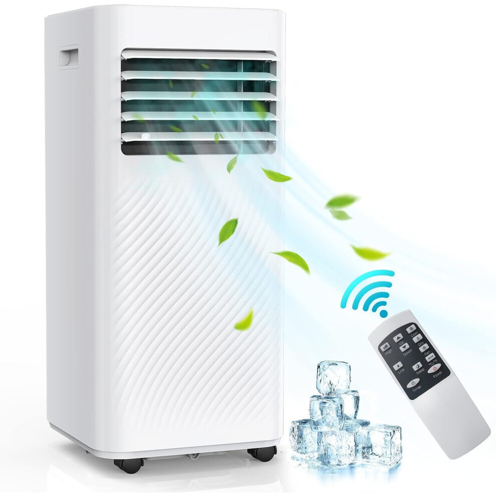 Airorig Portable Air Conditioner 9000 Btu, Air Conditioning Unit With 4-In-1 Function, Air Cooling, Ventilation, Dehumidifying And Sleep Mode With 24H Timer