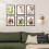 upsimples 3 Pack 30x40 Black Picture Frame, Wall Hanging Photo Frame 6