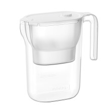 Waterdrop Water Filter Jug, NSF Certified 2.5L Water Filter Jug with 190 Days Filter, Reduces Lead, Fluoride, Chlorine and More, BPA Free, White (Re