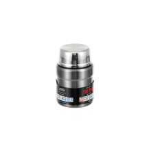 Thermos Stainless King Food Flask, 470ml Capacity - Sleek Multi- Purpose Flask for Daily Food Prep - Durable Stainless Steel with Classic Gun Metal F