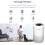 Levoit LEVOIT Core 200S-RF Air Purifier Filter, 3-in-1 HEPA, High-Efficiency Activated Carbon, White [Energy Class A++] 5