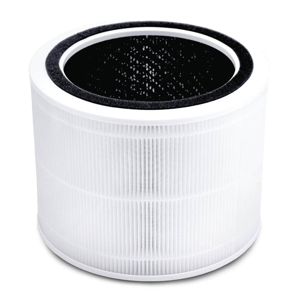LEVOIT Core 200S-RF Air Purifier Filter, 3-in-1 HEPA, High-Efficiency Activated Carbon, White [Energy Class A++]