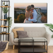 StickersWall Personalised Canvas Photo Canvas Custom Gifts Picture Frame Canvas Print Wall Art Gifts For Women A1 A2 A3 A4 (36"x22")